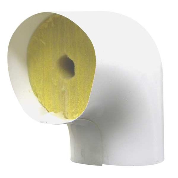 1-1/2" Fiberglass Elbow Pipe Fitting Insulation, 1-1/2" Wall