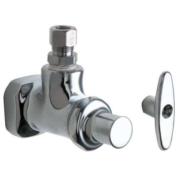 Multi-Turn Stop, Angle, 1/2 Inx3/8 In