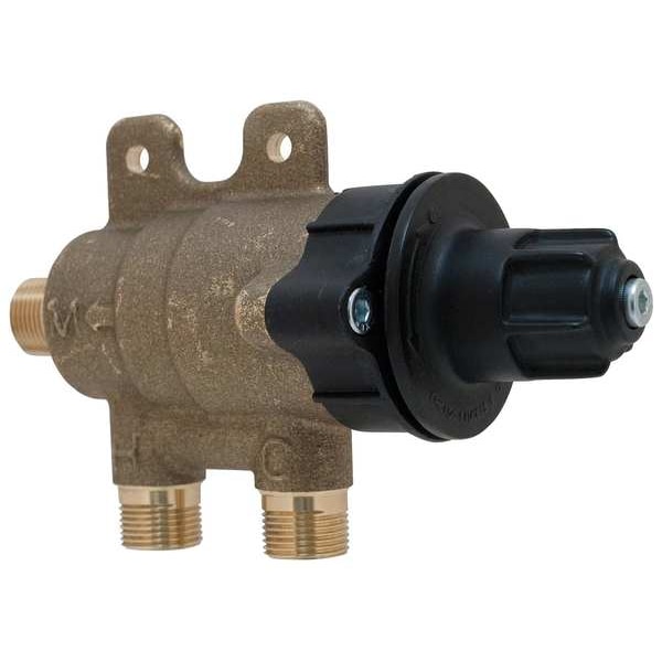 Tempering Valve, 3/8 In Compression, Brass