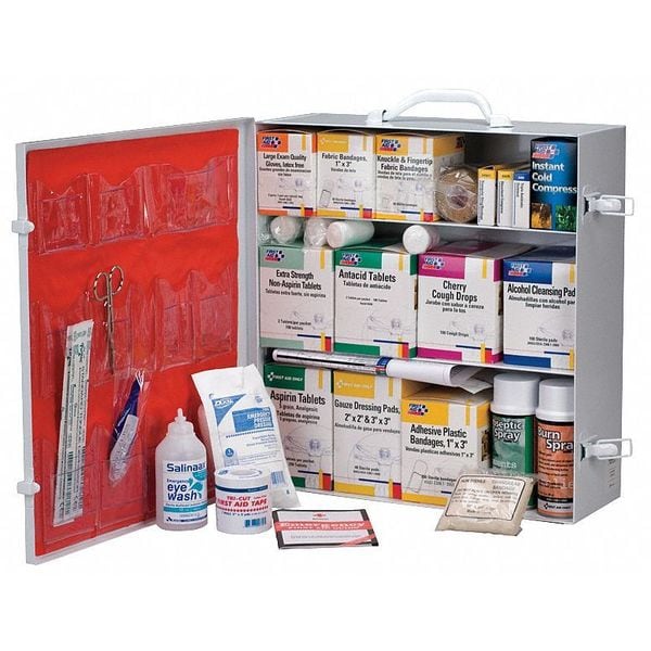 First Aid Kit, Metal 1096 Components, 100 People Served