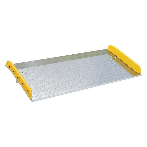 Dockboard, Aluminum, 20, 000 lb, 36 x 72 In