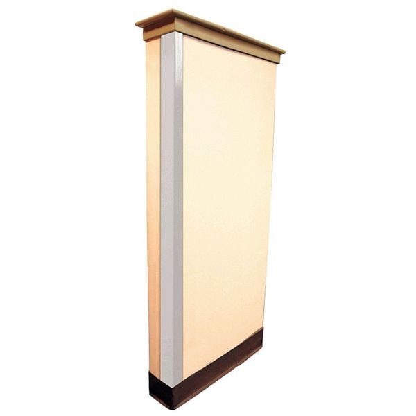 Corner Guard, White, 1-1/2"W X 48"H