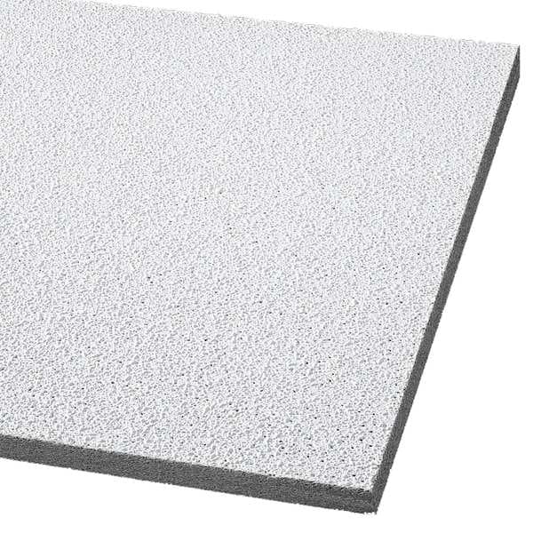 Georgian Ceiling Tile, 24 in W x 24 in L, Square Lay-In, 15/16 in Grid Size, 16 PK