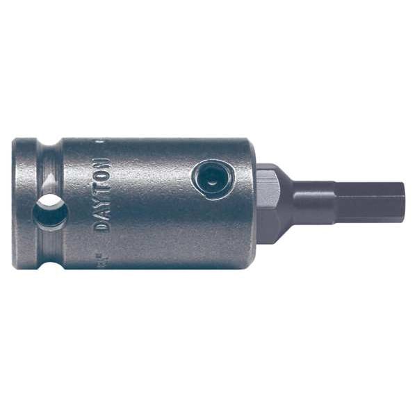 3/8 in Drive Hex Socket Bit SAE 7/32 in Tip, 2 1/4 in L