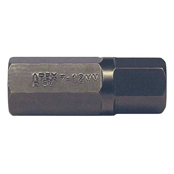 Torsion Bit, Metric, 7/16", Hex, 12mm, 7/8"