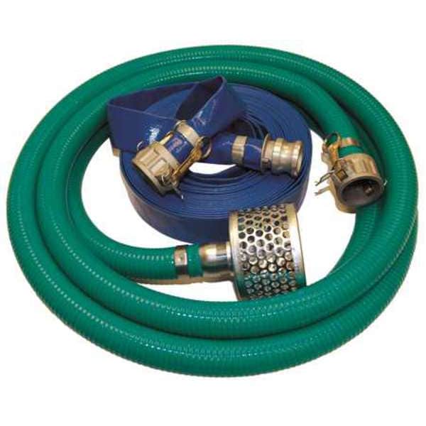 Pump Hose Kit, Quick Coupling, 1-1/2 In ID