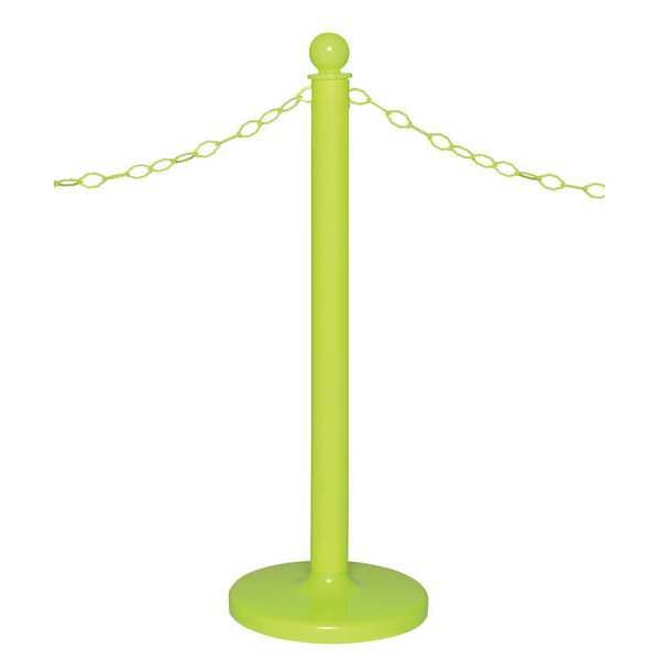 2.5" Diameter Safety Green Stanchion, 6 pk
