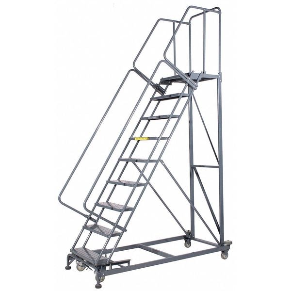 105" H Steel Rolling Ladder, 6 Steps, 800 lb. Load Capacity