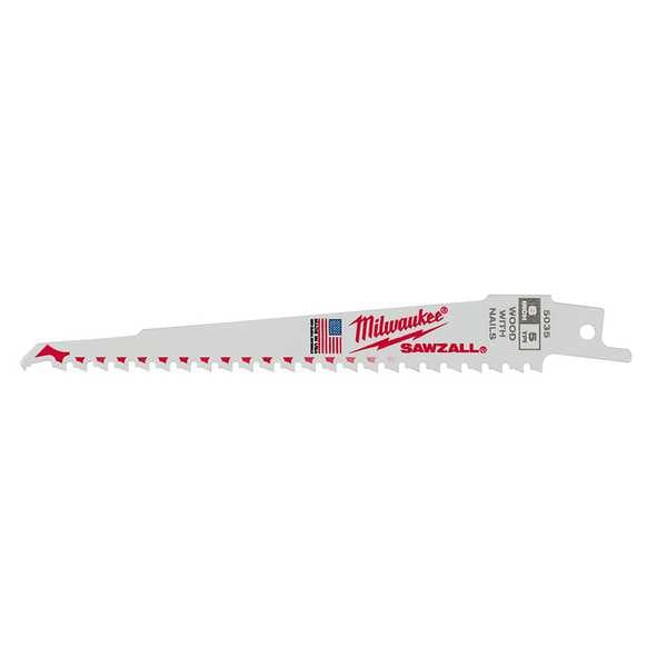 6" 5 TPI SAWZALL Blades (50 Pk)