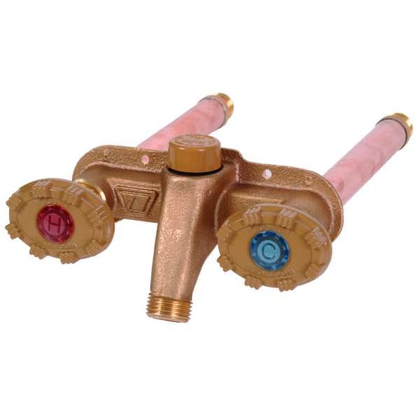 Frost Proof Dual Sillcock, Hot/Cold 10In