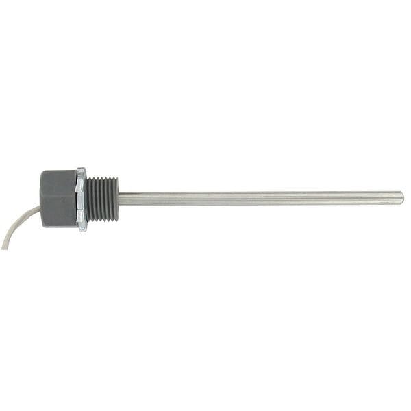 Immersion temperature sensor, 6" insertion length, Ni 1000 sensor.