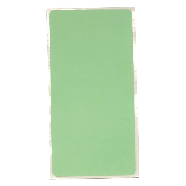 Barcode Printer Label, Green, Labels/Roll: 3000