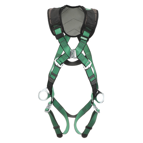 V-FORM+(TM) Safety Harness Fall Protection Harness, XL, 310 lb, Not Applicable Chest/