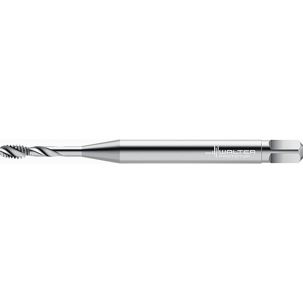 Spiral Flute Tap, #2-56, Modified Bottoming, 2 Flutes