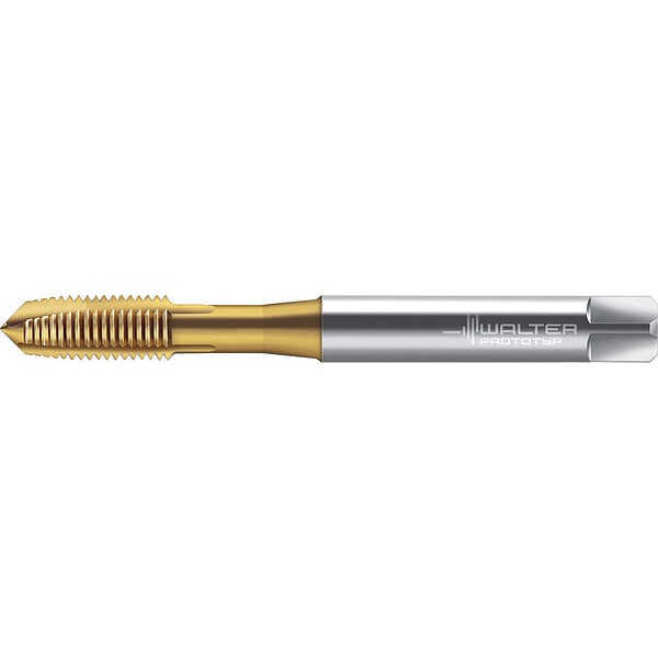 Spiral Point Tap, 5/16"-18, Plug, 3 Flutes, TiN