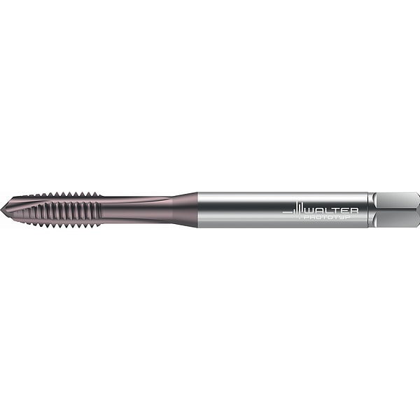 Spiral Point Tap, #12-24, Plug, 3 Flutes