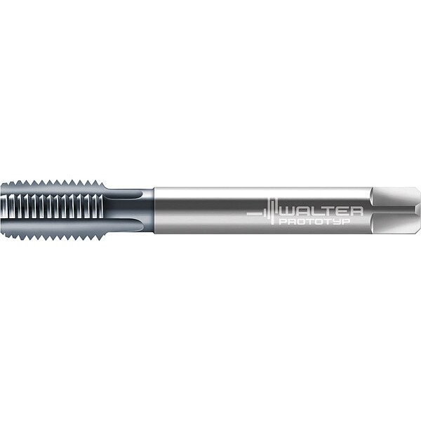 Straight Flute Tap, 7/8"-14, Modified Bottoming, 5 Flutes, TICN