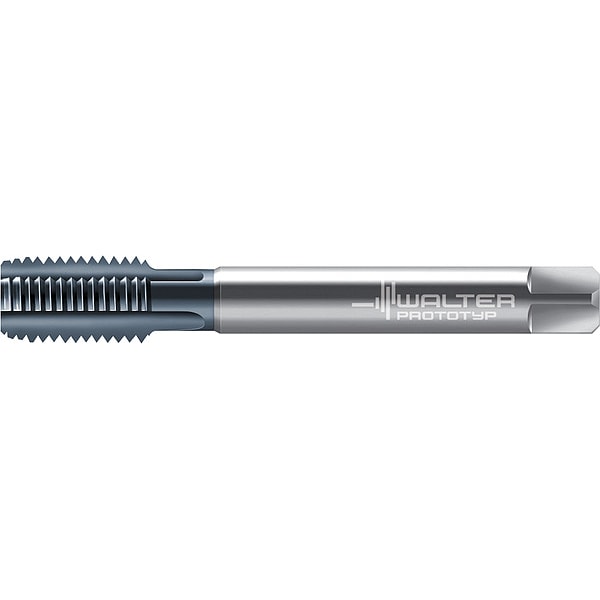 Straight Flute Tap, 1"-8, Modified Bottoming, 5 Flutes, TICN