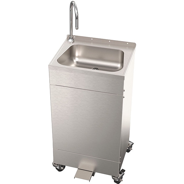 Portable Hand Washing Station, Silver