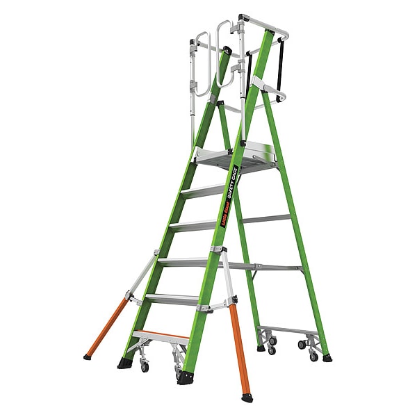 10 ft 6 in Fiberglass Safety Cage, 375 lb Capacity