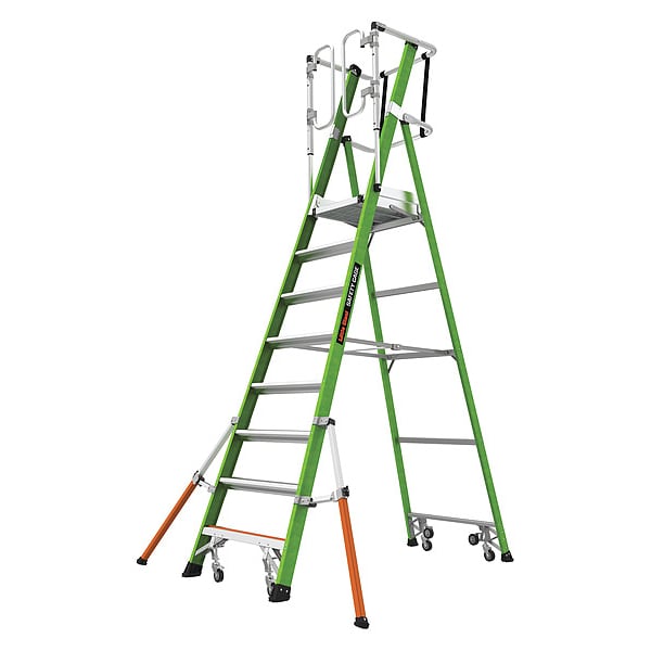 12 ft 5 in Fiberglass Safety Cage, 375 lb Capacity