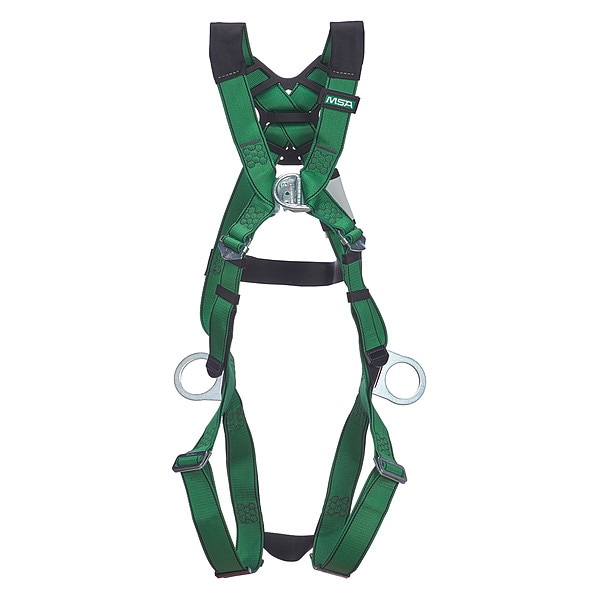 V-FORM(TM) Safety Harness Fall Protection Harness, 2XL, 400 lb, Quick-Connect Chest/