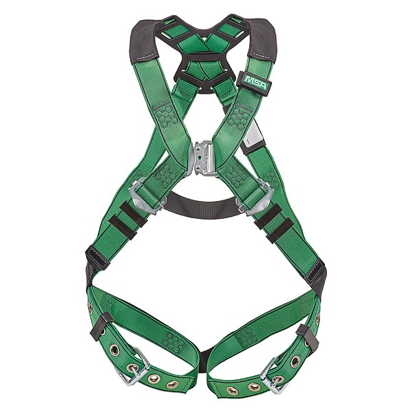 V-FORM(TM) Safety Harness Fall Protection Harness, XS, 400 lb, Quick-Connect Chest/ Back D-Ring