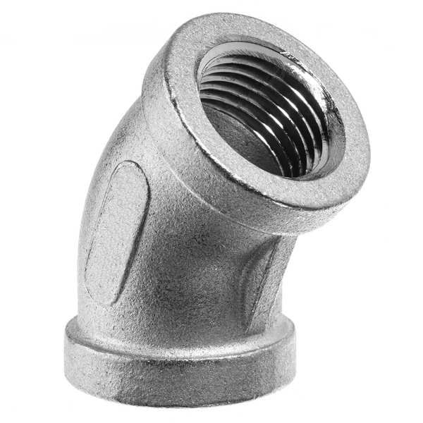 45 Elbow, Aluminum, 1 1/4 in, Class 150