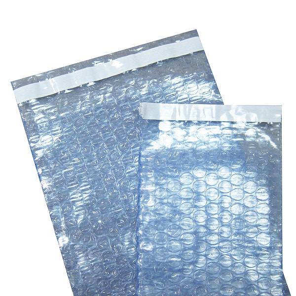 VCI Bubble Bags, 6 in L, 4 in W, PK1250