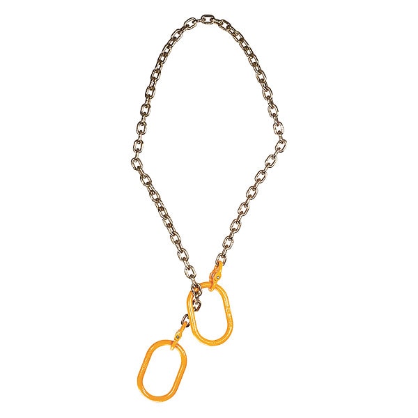 Anchorage connector Chain, 6 ft Length, 400 lb Weigth Capacity, Steel Anchor, Cross-Arm Chain