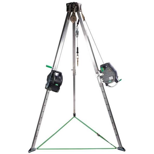 Workman CSE Kit, 50 ft Workman Rescuer, 65 ft Workman Winch, Stainless Steel Cable, 2 Pulleys, 2 Carabiners  version