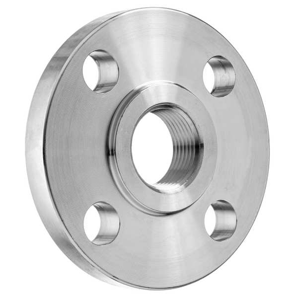 Pipe Flange, Threaded, 316 SS, 1" Pipe Size