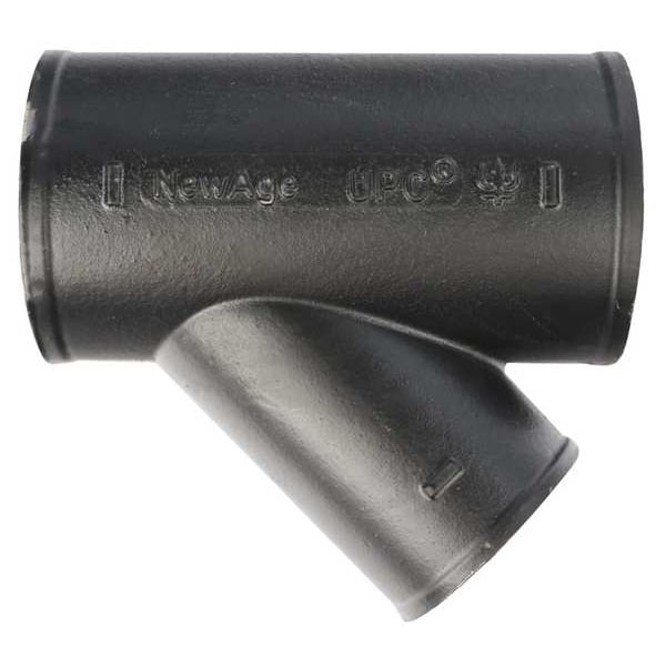 Reducing Wye Wye, 4" x 8" Pipe, Female Socket, Cast Iron, 0 psi