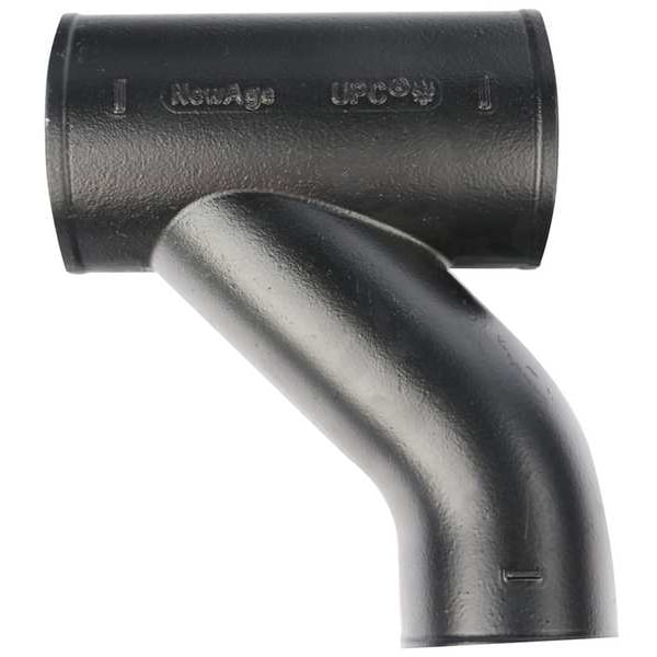 Reducing Wye Combination Wye and 1/8 Bend, 1-1/2" x 2" Pipe, Female Socket, Cast Iron, 0 psi