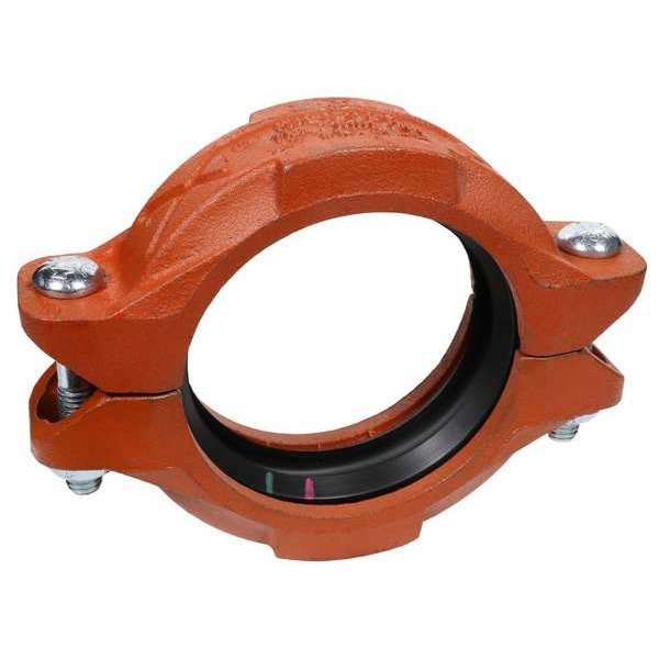 Rigidlok(R) Coupling, 2-1/2", Iron, 750 psi