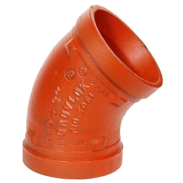 Elbow, 45 Degrees, 2", Iron, 1000 psi