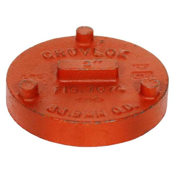 Cap, 2-1/2", Iron, 1000 psi