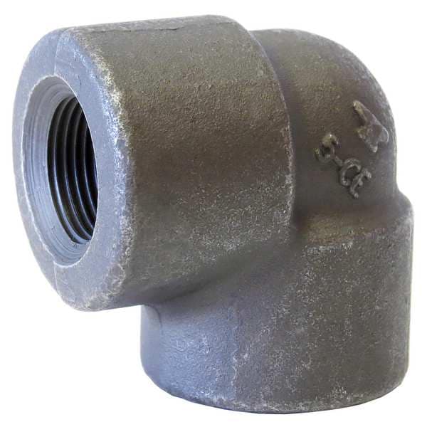 Cross Cross, 4" Pipe, FNPT, Forged Steel, Class 2000