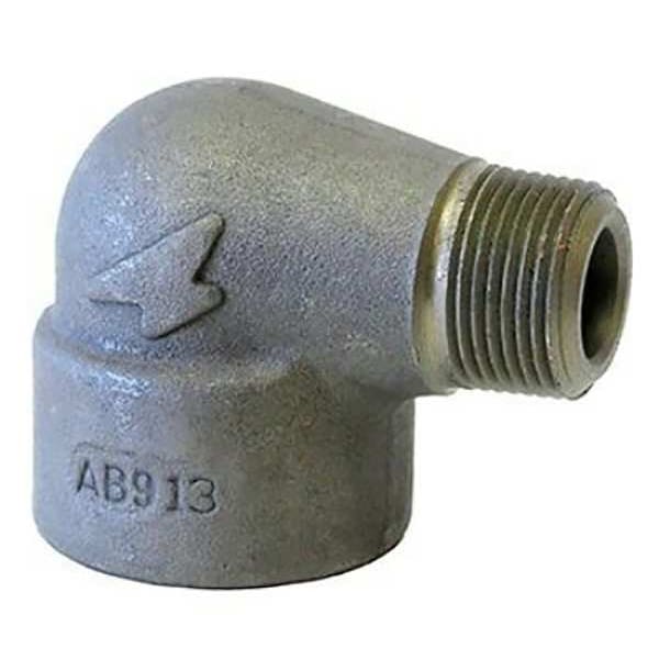90 Degrees  Street Elbow Elbow, 1/2" Pipe, FNPT x MNPT, Forged Steel, Class 6000