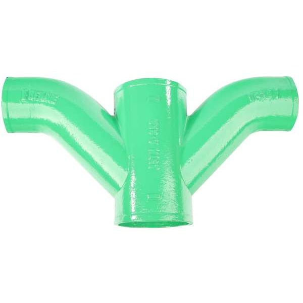 45 Degrees  Double Combination Wye Double Combination Wye and 1/8 Bend, 3" Pipe, Female Socket
