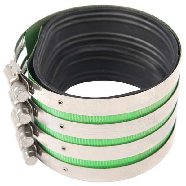 Stainless Steel Coupling Extra Heavy Duty Stainless Steel Coupling, 8" Pipe, Female Coupling, 0 psi