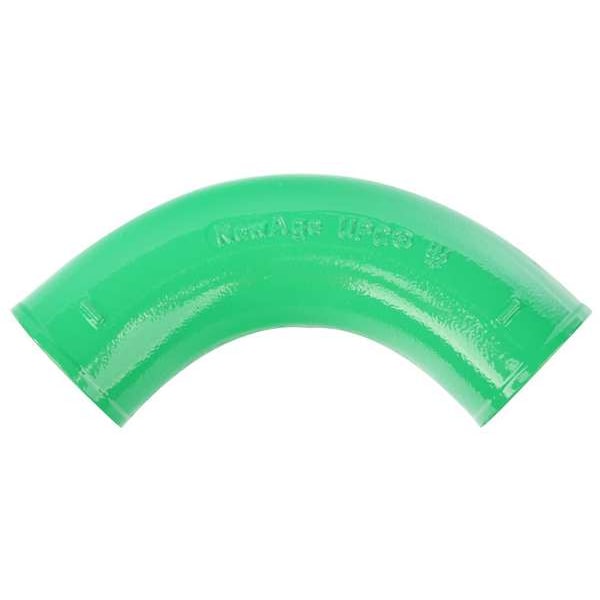 90 Degrees  Short Sweep Bend Short Sweep 1/4 Bend, 8" Pipe, Female Socket, Cast Iron, 0 psi