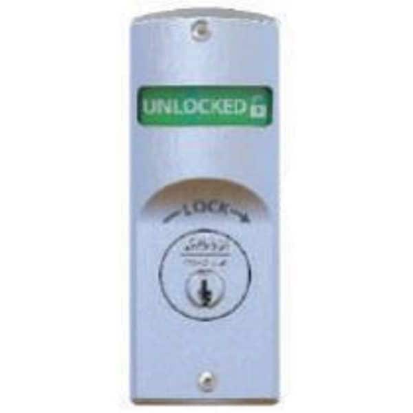 Indicator Exit Trim, Mortise, Satin Chrome