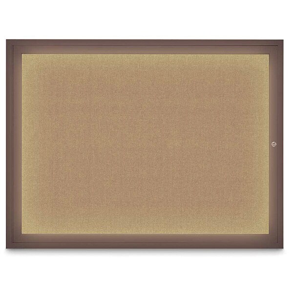 Corkboard, Buff/Bronze, 48" x 36"