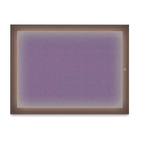 Corkboard, Amethyst/Bronze, 48" x 36"