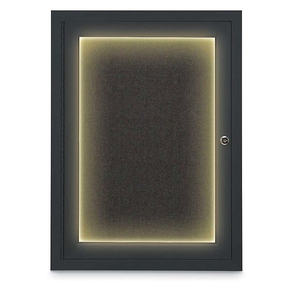 Corkboard, Black/Blck, 18" x 24"