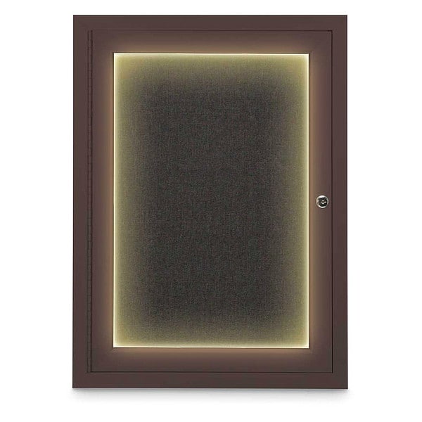Corkboard, Bronze/Blck, 18" x 24"