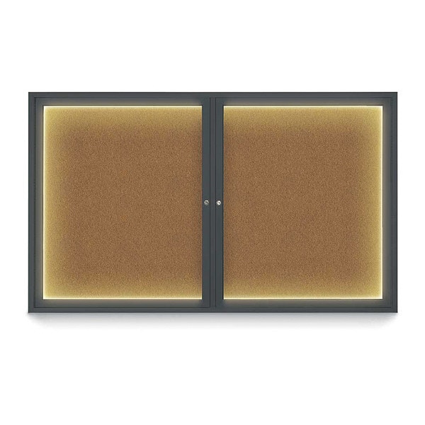 Corkboard, Synthetic Forbo /Black, 60"x36"
