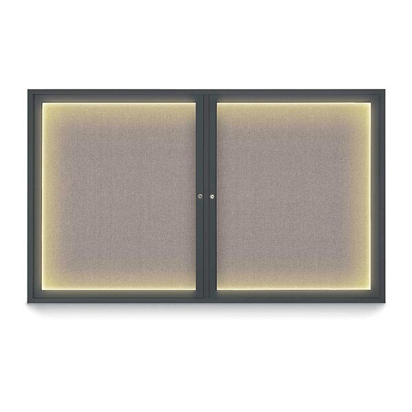 Corkboard, Pearl /Black, 60" x 36"