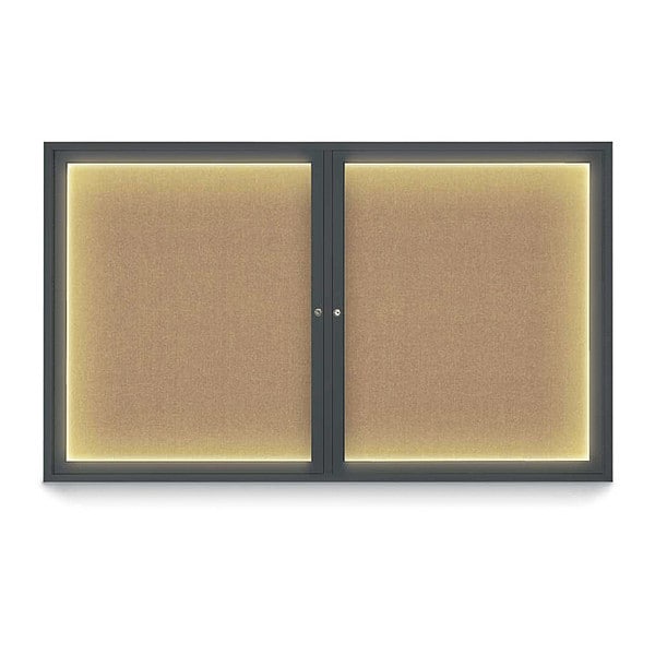 Corkboard, Buff /Black, 60" x 36"